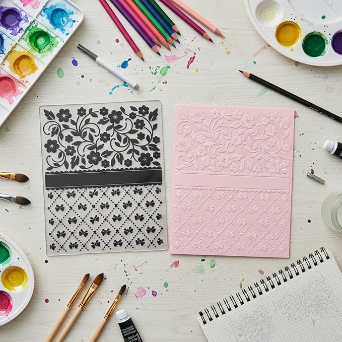 Yuanchu 3D Plastic Embossing Folder Template - Image 2