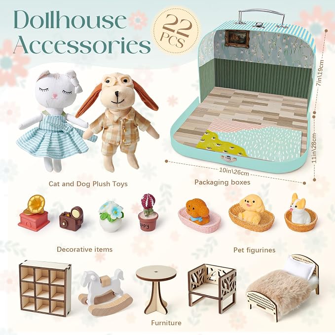 TUZT Portable Dollhouse Suitcase - Image 4