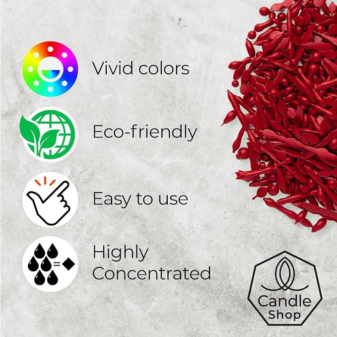 Red Candle Dye 2oz for Soy Candle Making – Highly Concentrated Candle Wax Dyes - Image 2