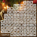 Fainne 100 Pcs 2 Inch Stencils Small Stencils by Fainne