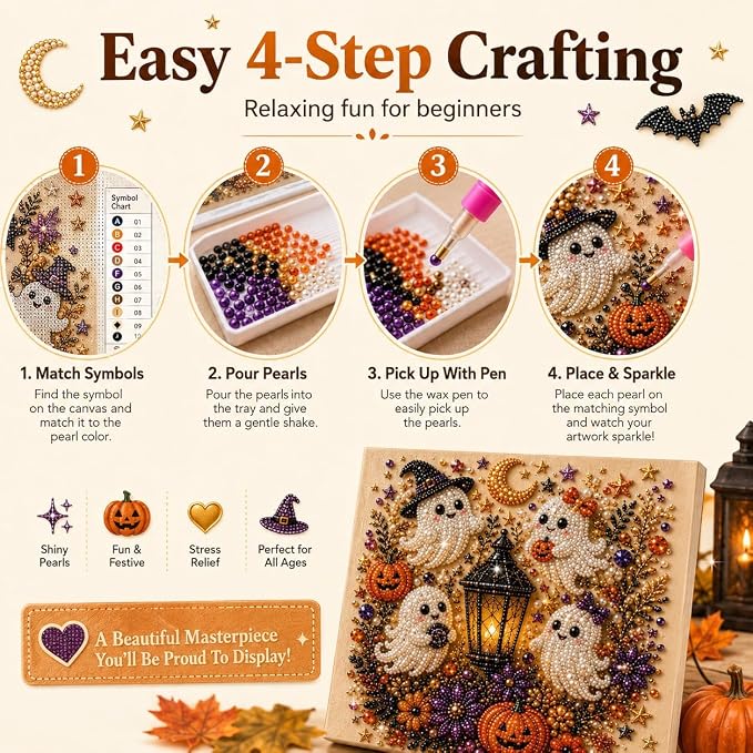 Halloween Diamond Pearl Art Kits - Image 6