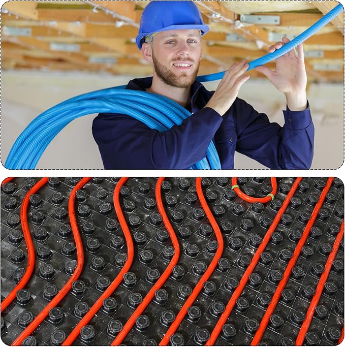 MECCANIXITY Spring Tube Bender OD 27.2 mm/1.1" Steel Spring Pipe Bending Tubes 520 mm/20.5" Long for 1" PVC Pipe(ID 28.2 mm) Home Renovations, Electrician Wiring Bending Pipe