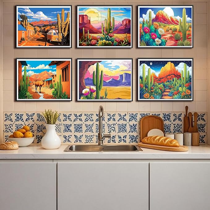 Leatrice 6 Pack Landscape Diamond Painting Kits - Image 6