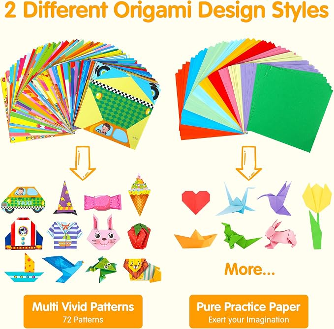 Mocoosy 224 Sheets Origami Paper Kit - Image 5