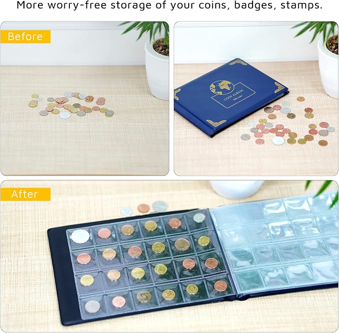Coin Collection Supplies Holder Book - Image 6