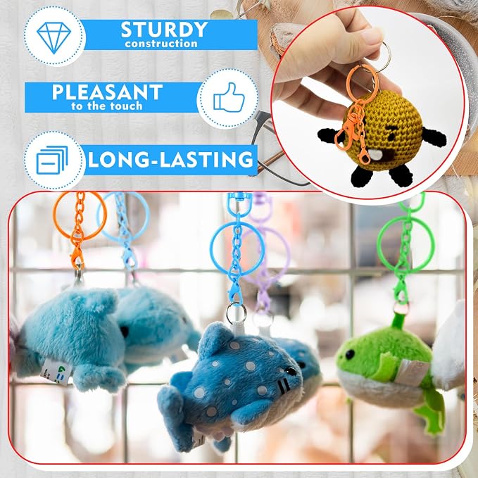 64 Pcs Colorful Swivel Snap Hook - Image 5