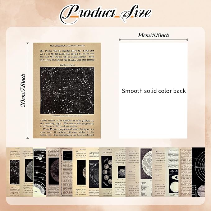 120Pcs Vintage Scrapbook Paper Kit - Image 4