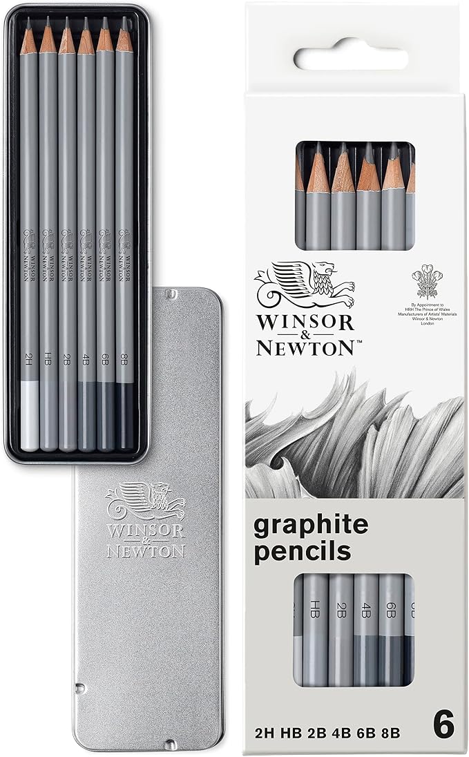 Winsor & Newton Studio Collection Artist Pencils, Graphite Pencils by WinsorNewton
