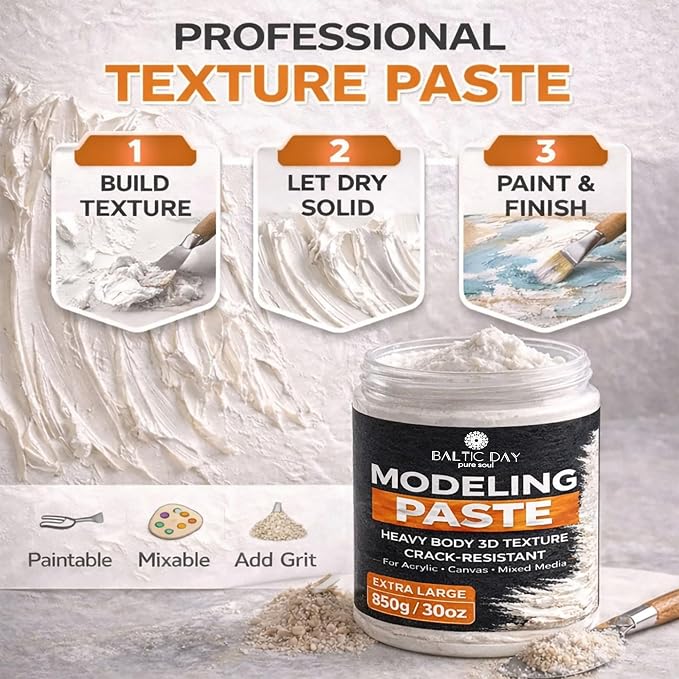 BALTIC DAY - Modeling Paste, 850g/30oz Extra Large Texture Paste - Image 2