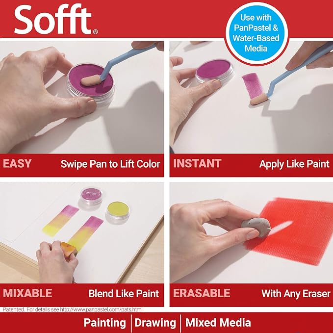 Sofft Artist Tools by GOLDEN, Sofft Knife & 5 Covers - Image 6