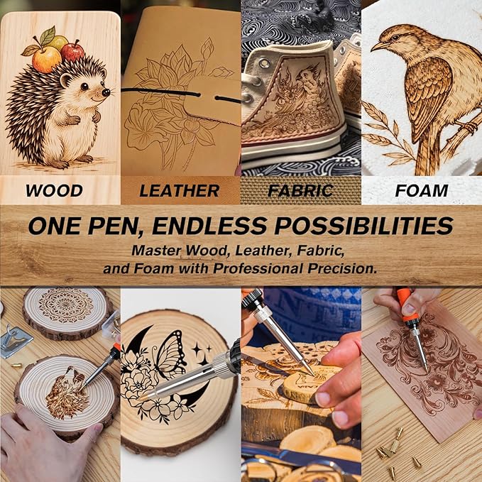 K KERNOWO Wood Burning Kit - Image 9