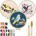 TINDTOP Punch Needle Kits, Panda Punch Embroidery Kits by TINDTOP