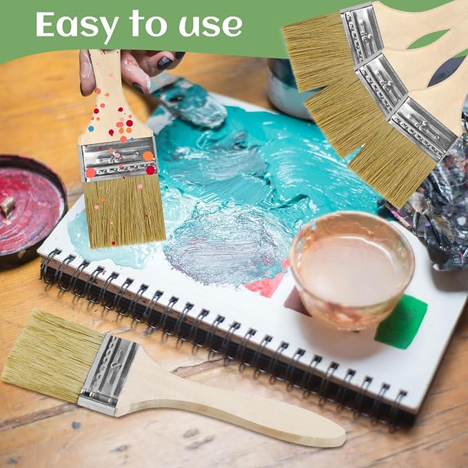 24 Pack 2 Inch Paint Brushes, All-Purpose Chip Brush Set - Image 6