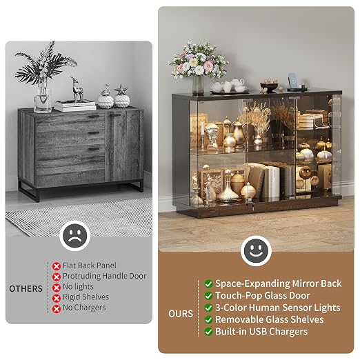 HNEBC Display Curio Cabinet - - Image 5