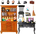 Rileryan 54 Pcs 1:12 Scale Magic Witchy House Kit Halloween Miniatures by Rileryan