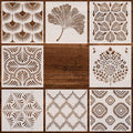 12 Inch Large Geometric Stencils by CZONG