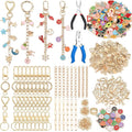 485 Pcs Charms Lip Gloss Keychain Making Kit, DIY Bag Charm Kit Including 40 by Modacraft