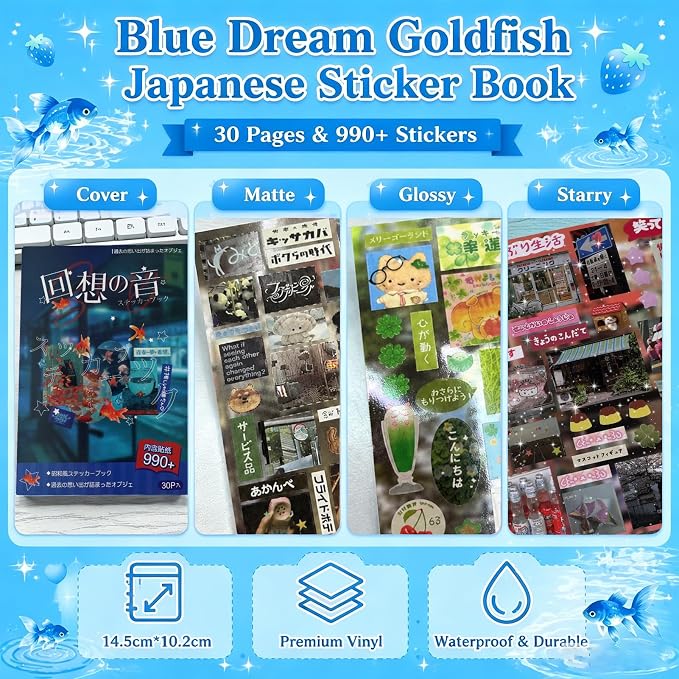Tmtains 990Pcs Japanese Sticker Book - Image 4