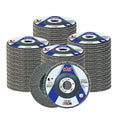 Sali 48 Pack Flap Disc 80 Grit 4.5" x 7/8-Inch Sanding Disc Bevel Type #29 Premium and Industrial Grade Angle Grinder Grinding Wheel High Performance Edge Grinding