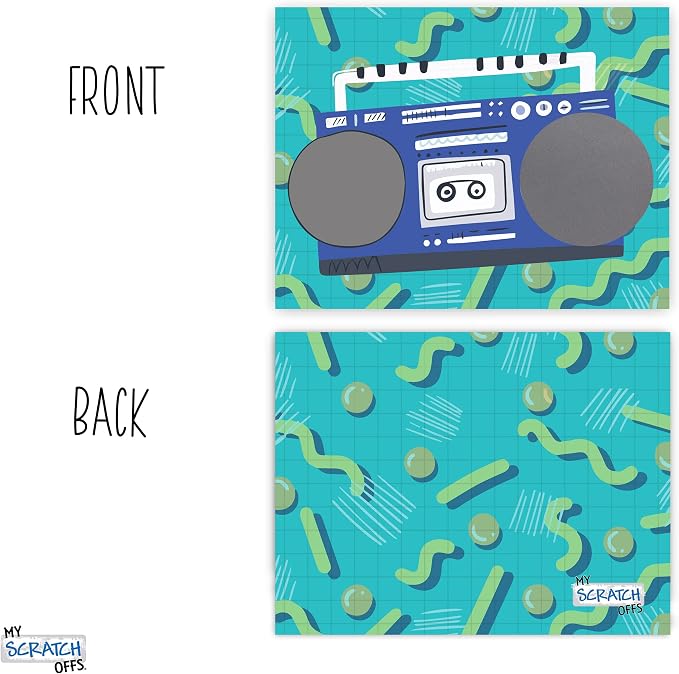 Make Your Own DIY Scratch Off ScratchNotes 20 Pack 3x4 Note Cards & Stickers - Image 5