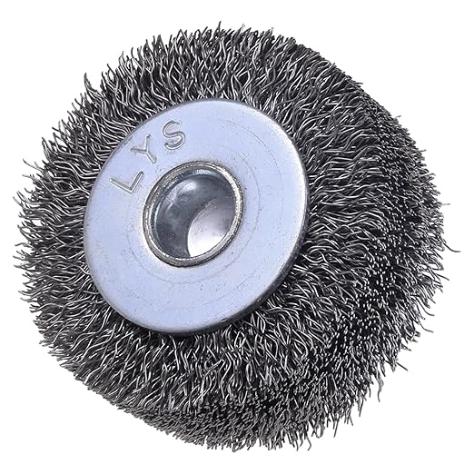 Rocaris 2 Pack 2 Inch Wire Wheel Brush for Drill Attachment - Heavy Duty Carbon Steel Brushes for Paint, Rust & Corrosion Removal - 0.0118" Wire, 1/4in Shank, 20000RPM