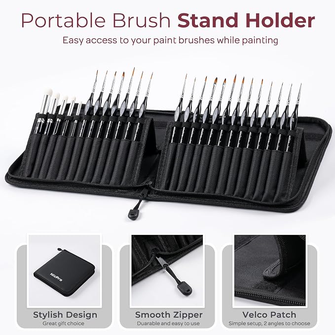Nicpro Professional Miniature Painting Kit - Image 7