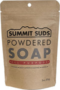 Outdoor Powdered Soap - Light Weight Backpacking soap for All Outdoor Recreation Like Hiking and Camping.