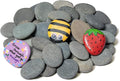 Simetufy 60 PCS Rocks for Painting, 1-2" Natural Flat DIY Painting Rocks by Simetufy