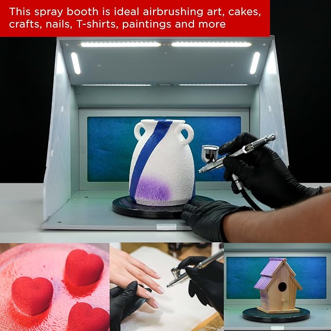 Master Airbrush Portable Airbrush Spray Booth Kit - Image 7