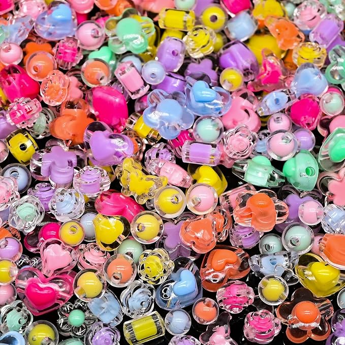 200g+ Candy Bulk Assorted Cute Kandi Beads - Image 4