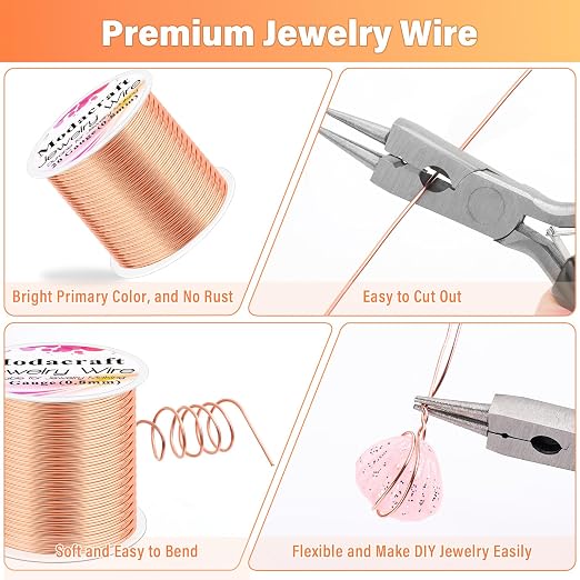 Modacraft 20 Gauge Copper Wire for Jewelry Making - Image 2