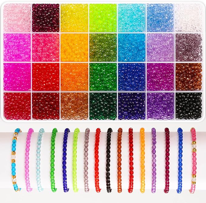 PAXCOO 5320Pcs Crystal Acrylic Beads by PAXCOO