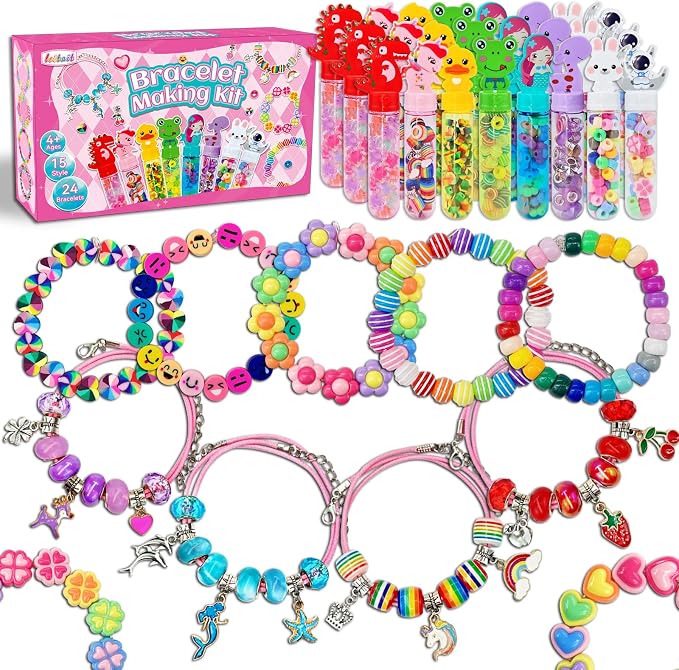 leitait 24 Pack Bracelet Wands, Charm Bracelet Jewelry Making Kit, Arts Crafts by leitait