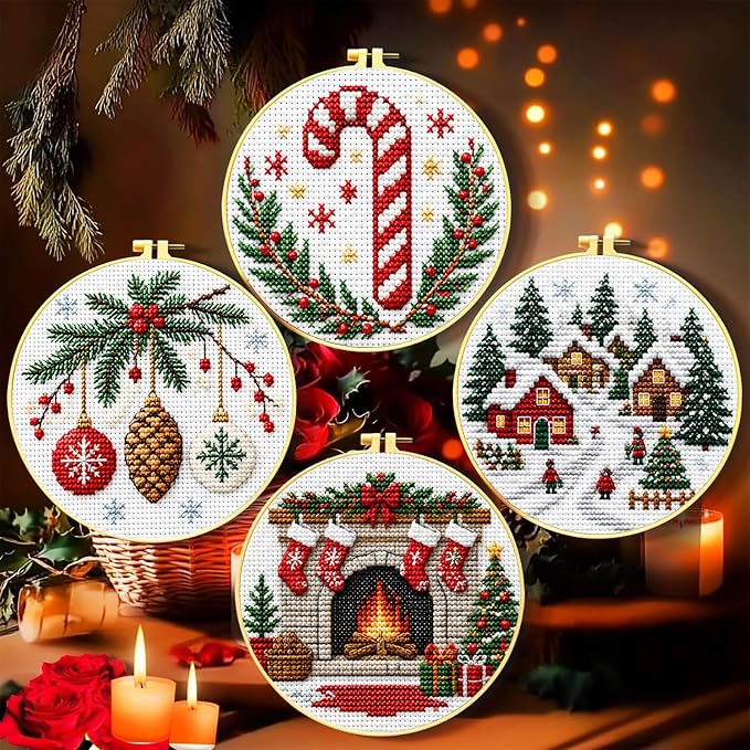 Zhenqing 11CT Stamped Cross Stitch Kit - Image 2