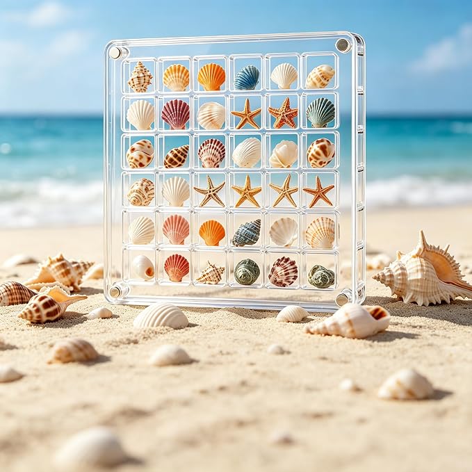 Grid Clear Acrylic Display Box by Unknown