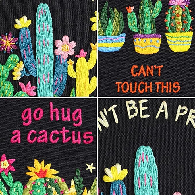 Louise Maelys Funny Cactus Embroidery Kits - Image 4