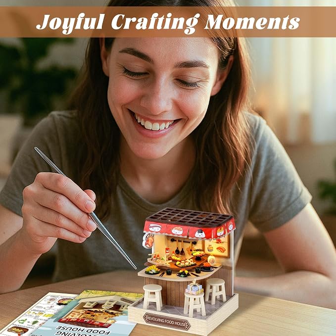 Flever Dollhouse Miniature DIY House Kit Creative Room - Image 5