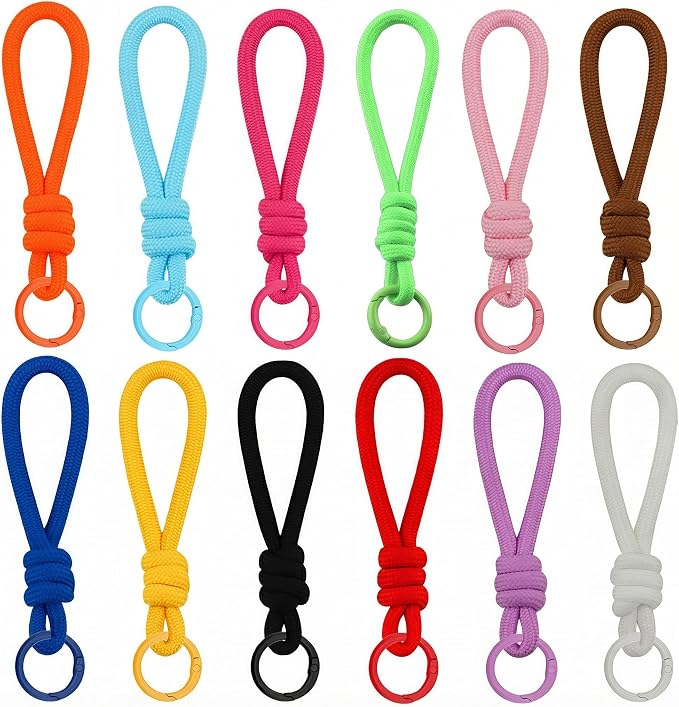 Round Carabiner Clip Bulk 48pcs 1 Inch Colorful Circle Carabiner Key Ring Clips - Image 6