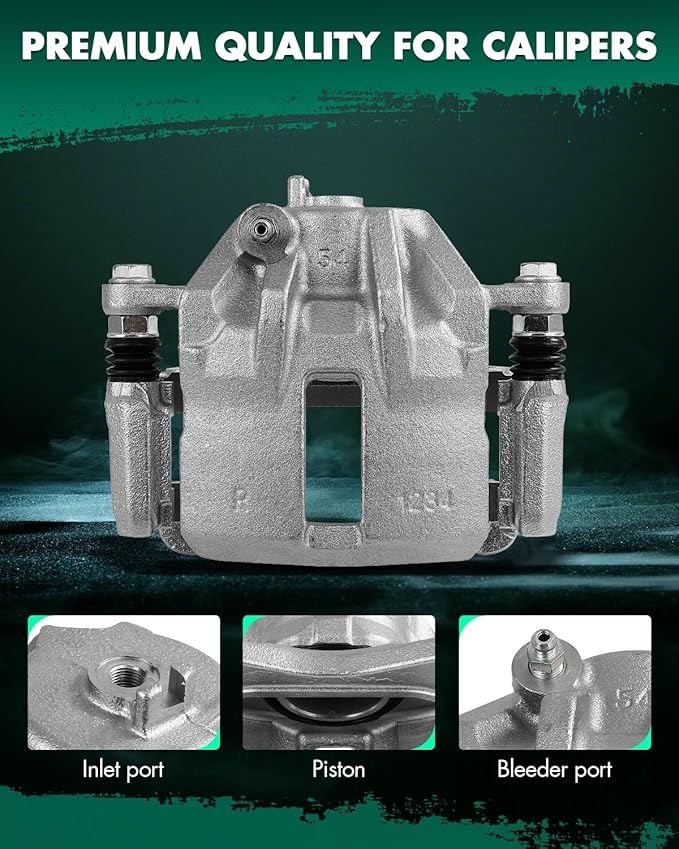 SCITOO 19B2849 Front Right Disc Brake Caliper Assembly w/Bracket For Hyundai For Elantra 2002-2005