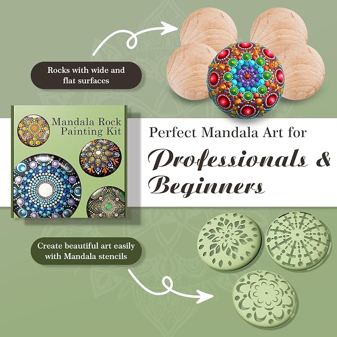 Mandala Rock Painting Kit - Image 3