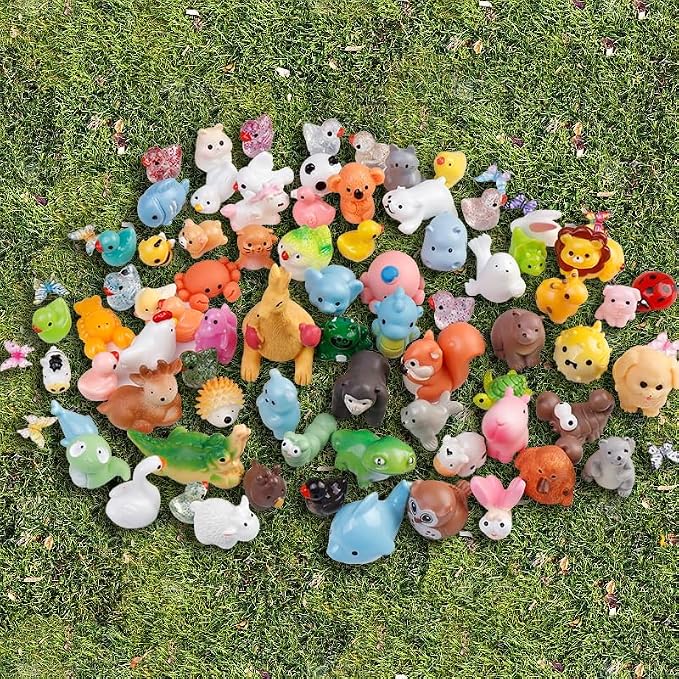 80 Pcs Mini Resin Animals 80 Styles Resin Animals Figurines Bulk - Image 4
