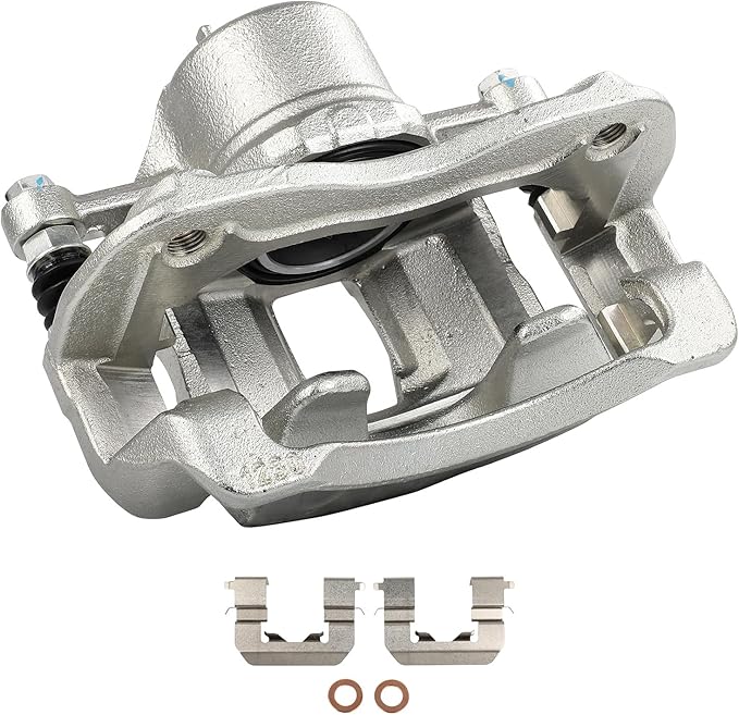cciyu Front Left Brake Caliper Assembly w/Bracket 19B6794 2012 2013 2014 For Dodge For Attitude,2012 2013 2014 2015 2016 2017 For Hyundai For Accent,2012 2013 2014 2015 2016 2017 For Kia For Rio
