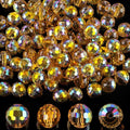 Crystal Glass Beads for Jewelry Making, 10 mm, Sparkly and Shiny, by Reastar