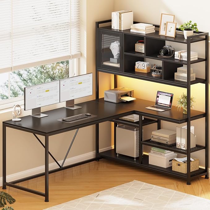 SEDETA L Shaped Computer Desk, L Shaped Corner Desk by SEDETA