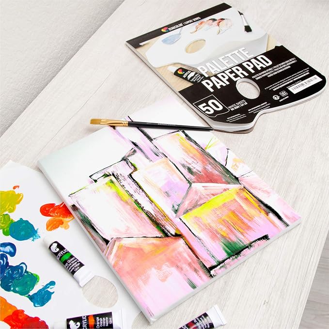 Zenacolor - Paper Palette Pad - 50 Removable and Disposable Sheets - Image 7