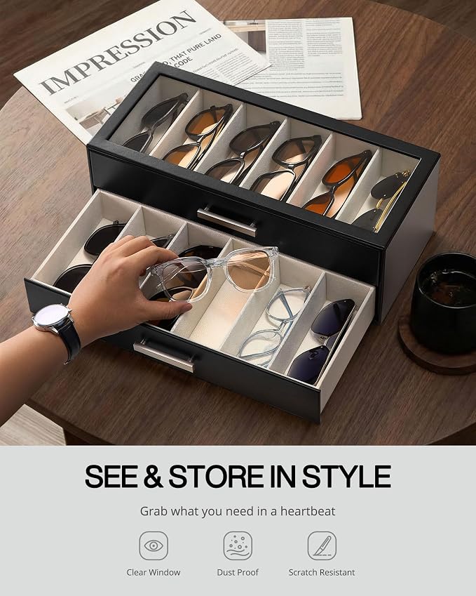 ProCase Sunglasses Organizer Box - Image 4