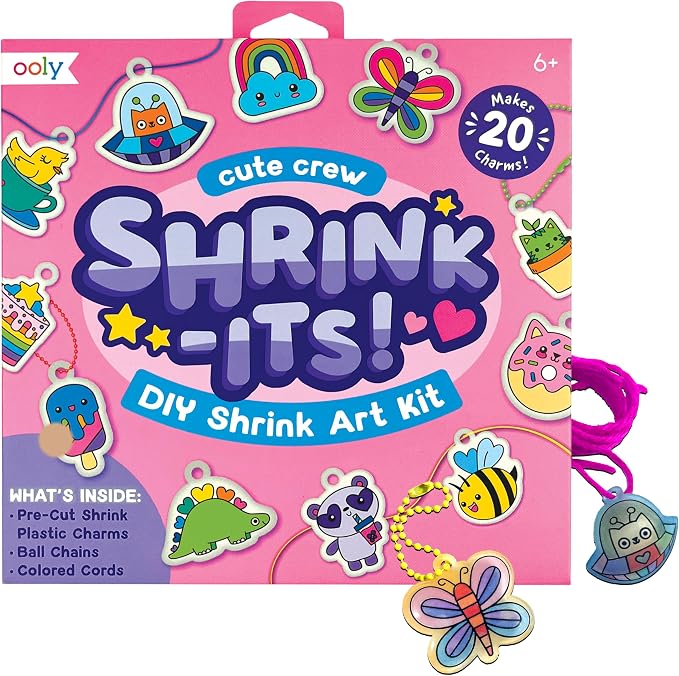 Ooly 28 PC DIY Shrinking Art Kit by Ooly