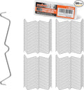 HORUSDY 100-Piece Pegboard Hook Locks & Retainers, Metal Pegboard Clips for 1/4” & 1/8” Peg Boards, Secure Display Hooks & Organizer for Garage, Workshop, Home Storage