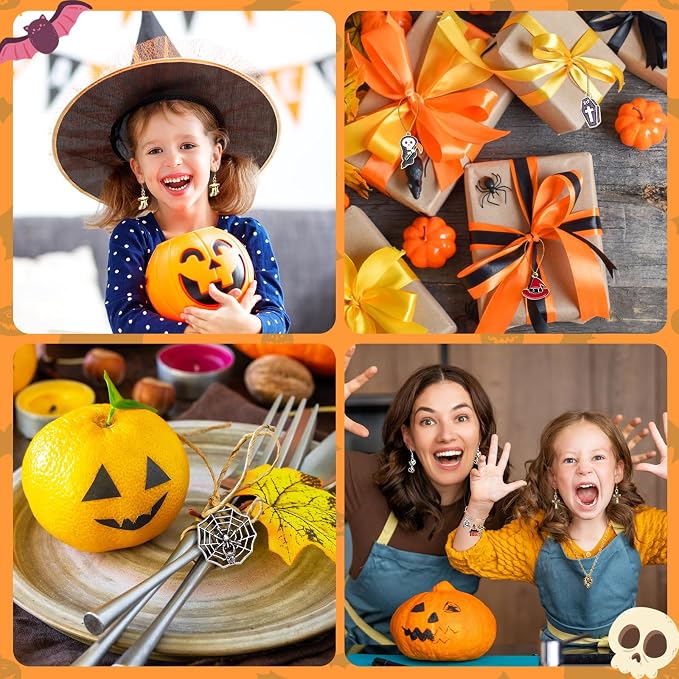 SANNIX 350Pcs Halloween Charms, - Image 7