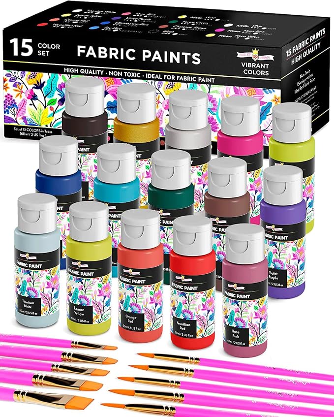 CHALKY CROWN Permanent Fabric Paint by ChalkyCrown